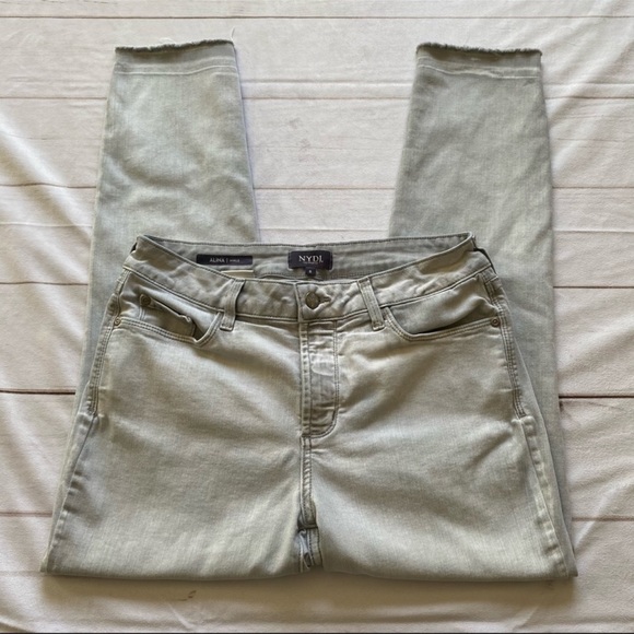 NYDJ Alina Released Hem Ankle Jeans Grey S… - Picture 5 of 5